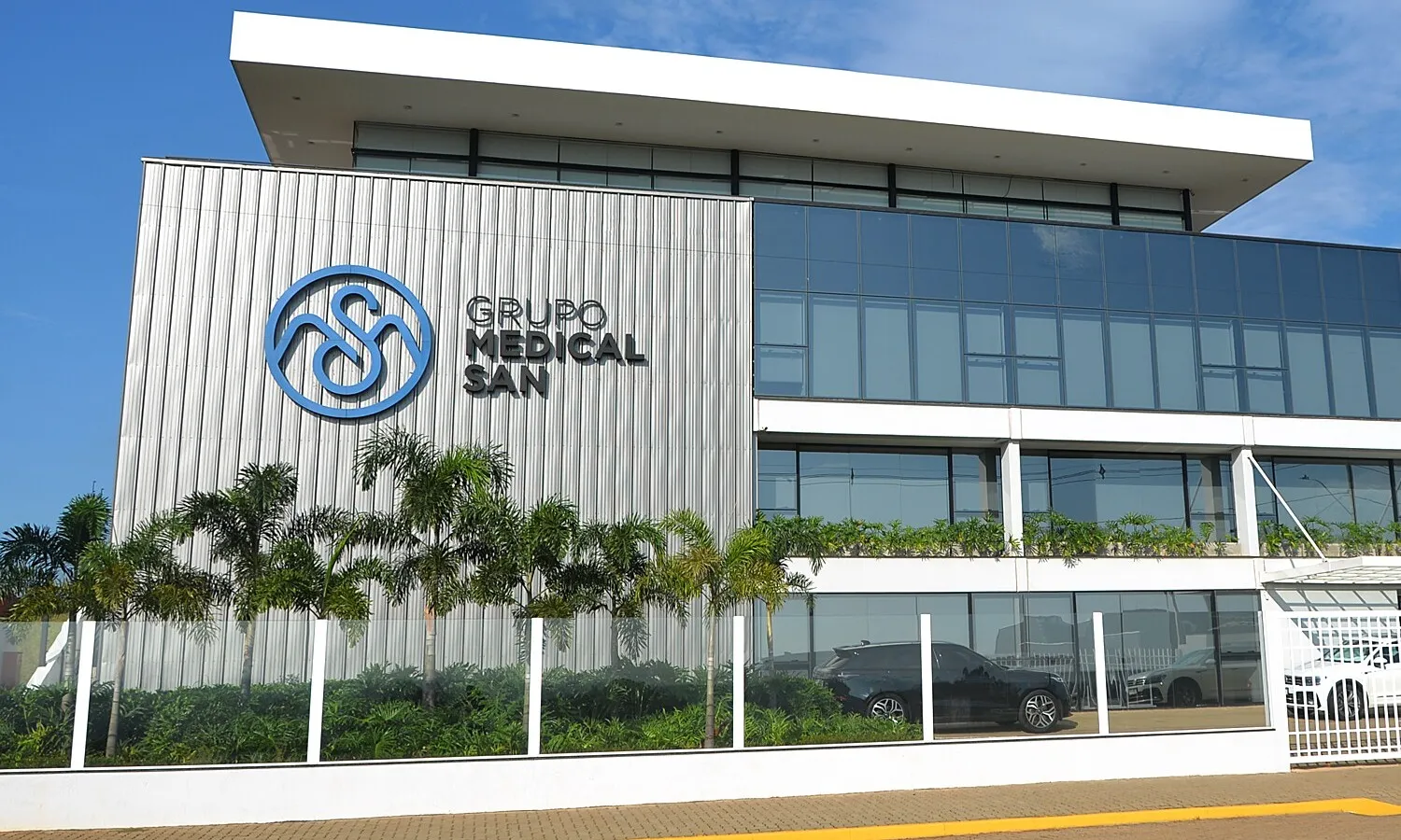 Fachada da fábrica do Grupo Medical San, em Estrela, no Rio Grande do Sul